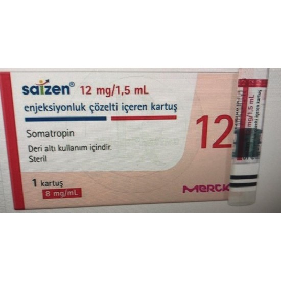 Somatropin 12 Mg 1.5 Ml Saizen Merck